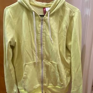 Neon yellow hoodie